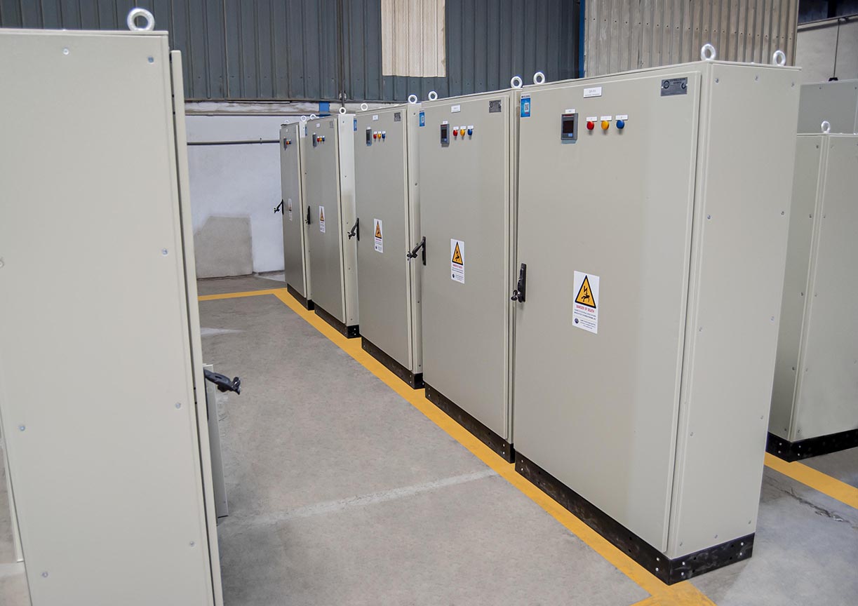 Switchgear panels manufactured by EAMFCO