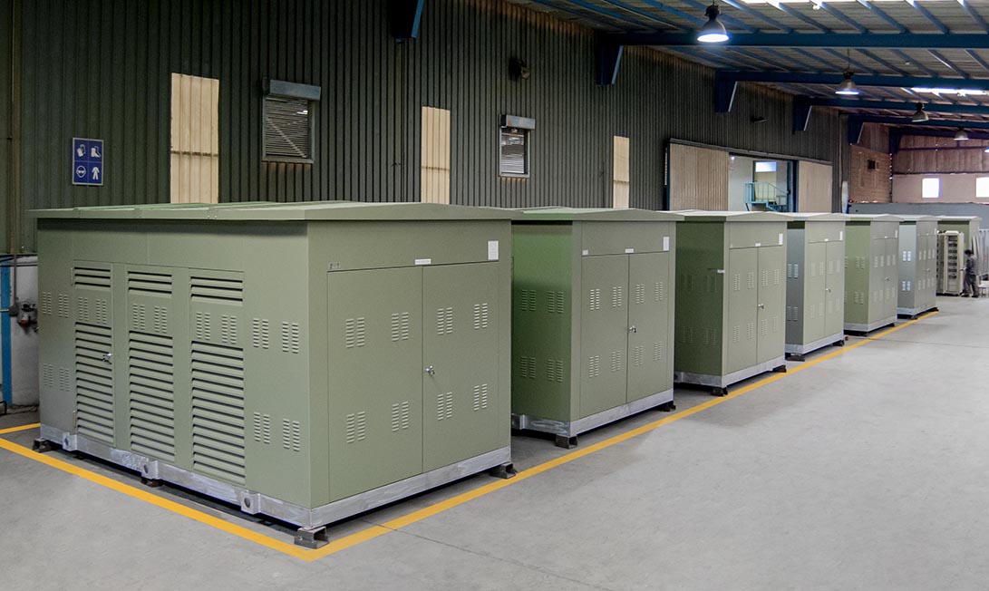 Package Substation and RMU manufactured by EAMFCO in Saudi Arabia